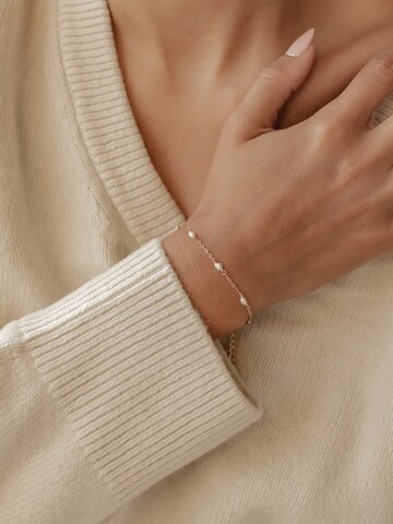 Hey Happiness Bracelet 'Pearl Line' in Gold