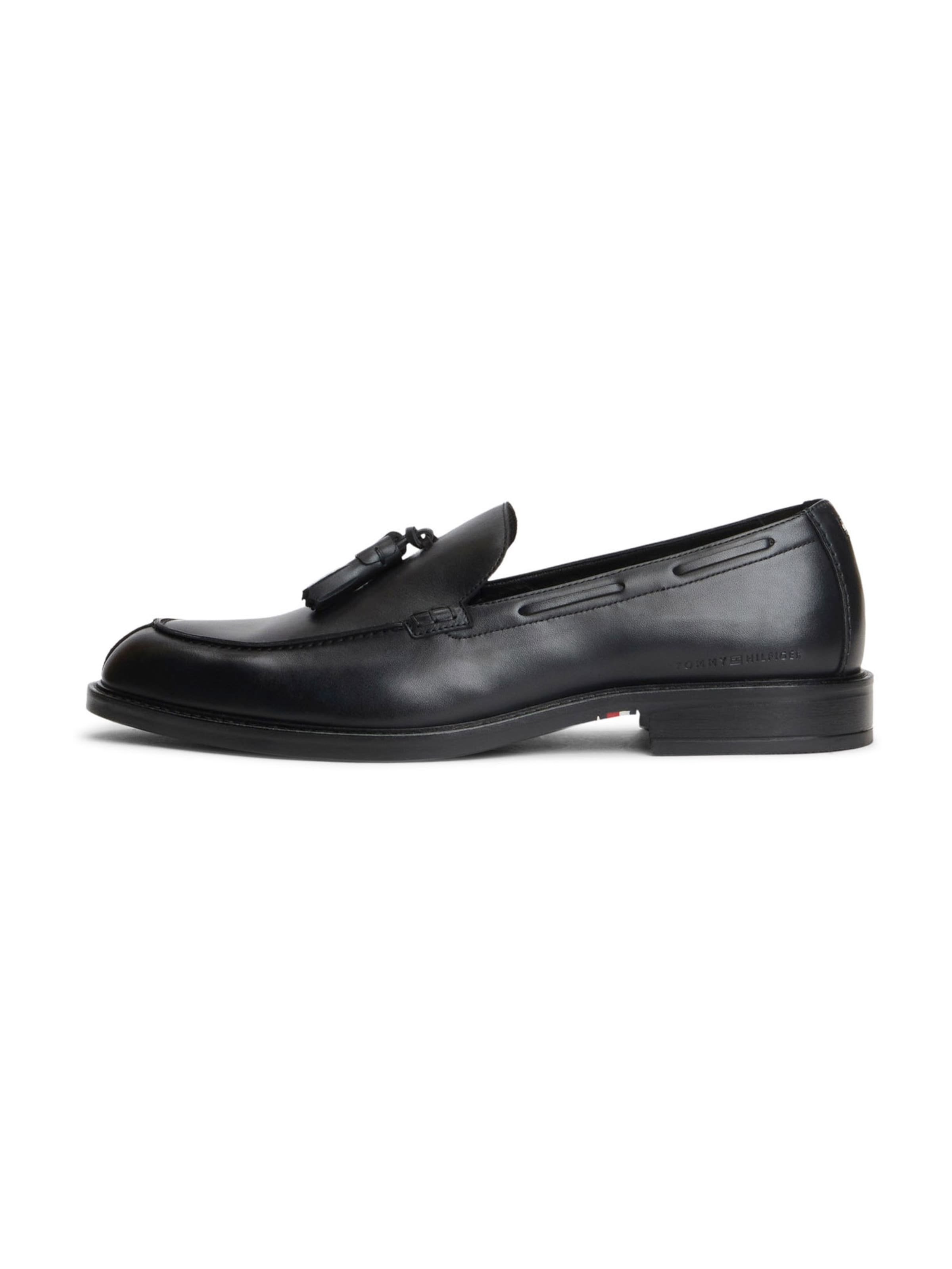 TOMMY HILFIGER Slipper in Schwarz: Vorderseite