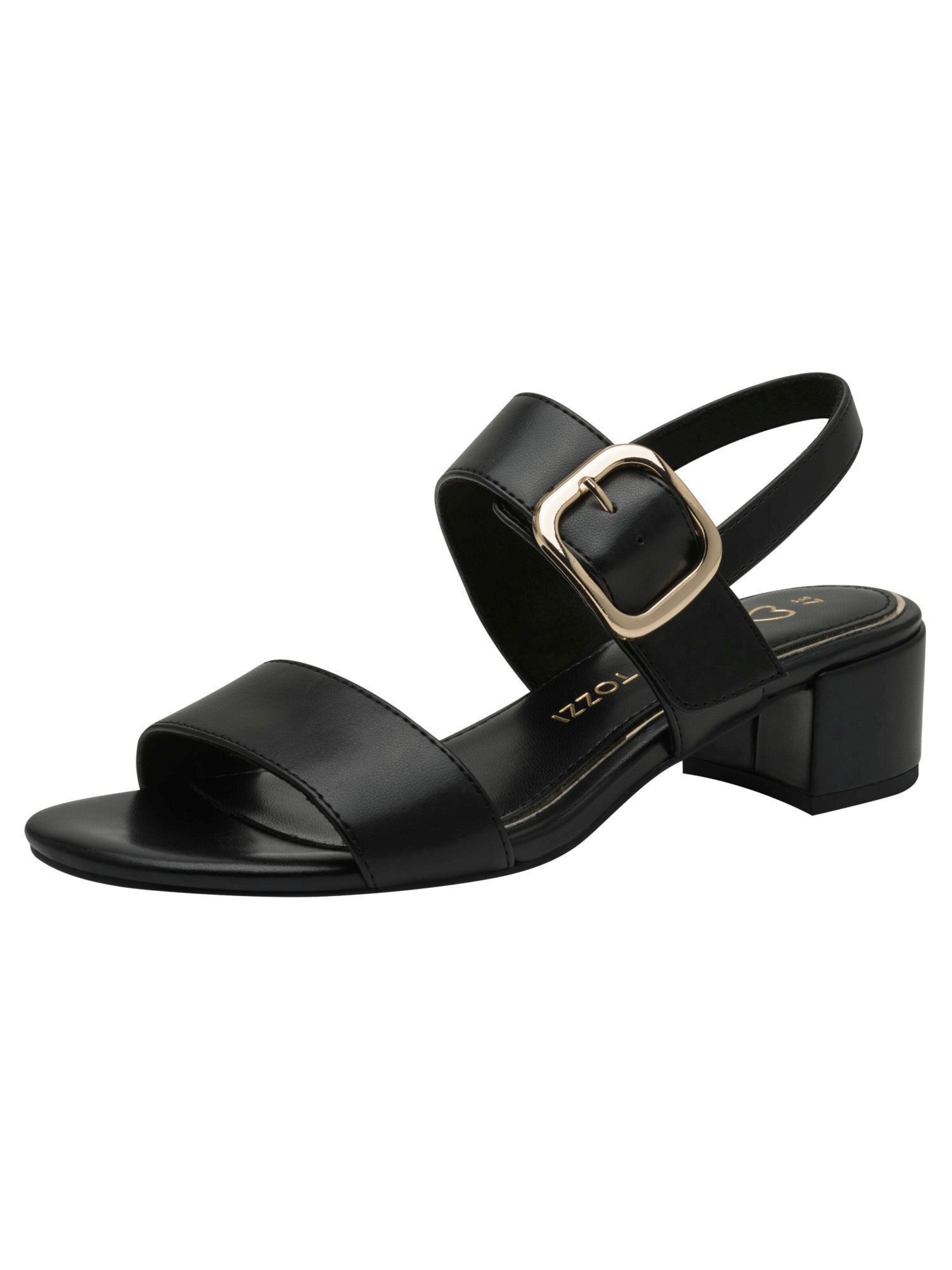 Sandales MARCO TOZZI en noir : devant