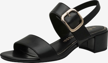 Sandales MARCO TOZZI en noir : devant