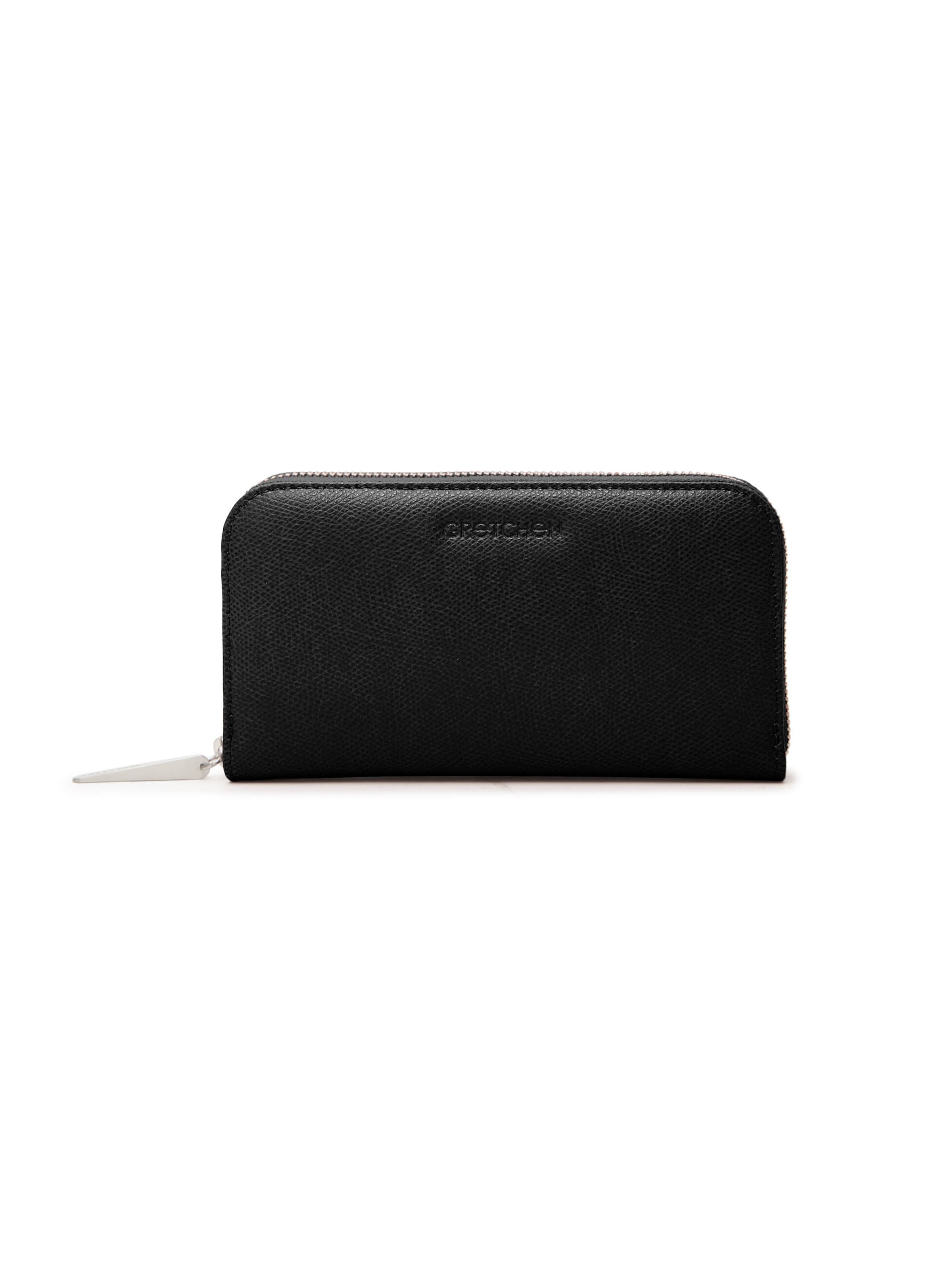 Gretchen Wallet 'Crocus' in Black: front