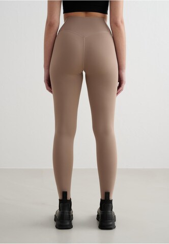 Skinny Leggings Aim'n en marron