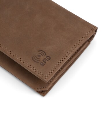 Porte-monnaies 'Geldbörse "Manager"' SERASAR en marron