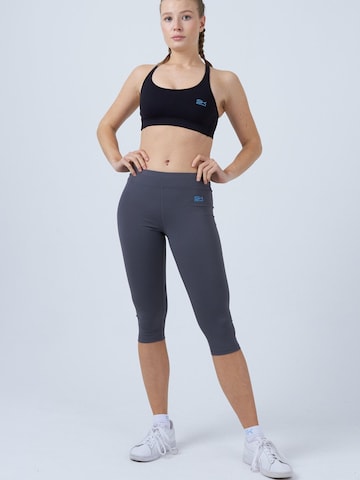 Leggings '3/4 Sport Leggings' SPORTKIND en gris : devant