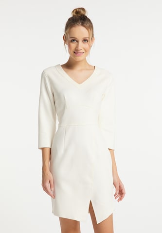 DreiMaster Vintage Dress in White: front