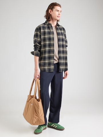 JACK & JONES Comfort fit Overhemd 'JJJOSHUA' in Zwart