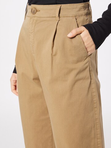 Loosefit Pantaloni con pieghe di s.Oliver in marrone