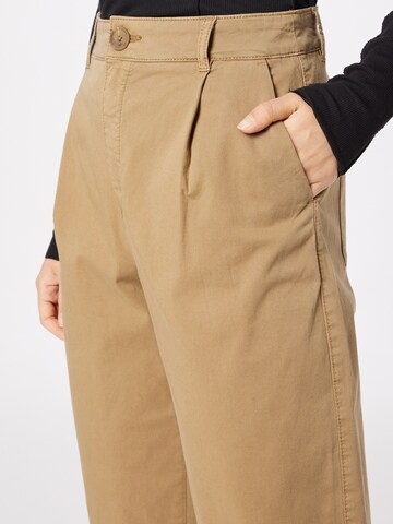 s.Oliver Loose fit Pleat-Front Pants in Brown