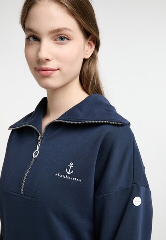 DreiMaster Maritim Sweatshirt 'Bridgeport' in Blauw