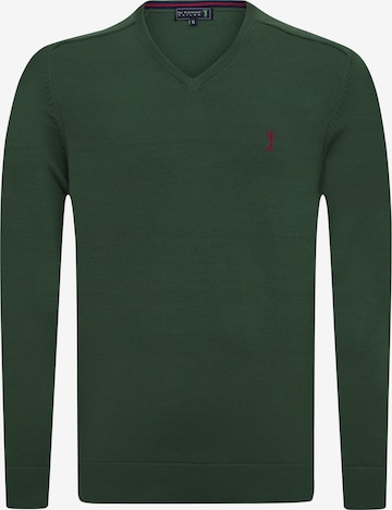 Pullover 'Santos' di Sir Raymond Tailor in verde: frontale