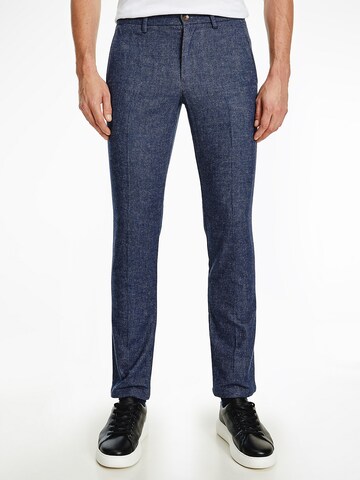 Coupe slim Pantalon chino 'Bleecker' TOMMY HILFIGER en bleu : devant