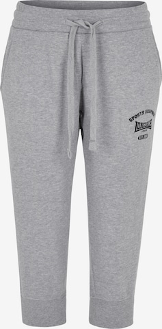 LONSDALE Панталон 'Leeds' в сиво: отпред