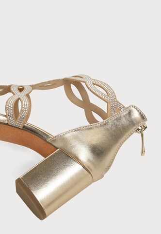 MARCO TOZZI Sandaal in Goud