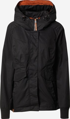 Ragwear Between-Season Jacket 'GRISS' in Black: front