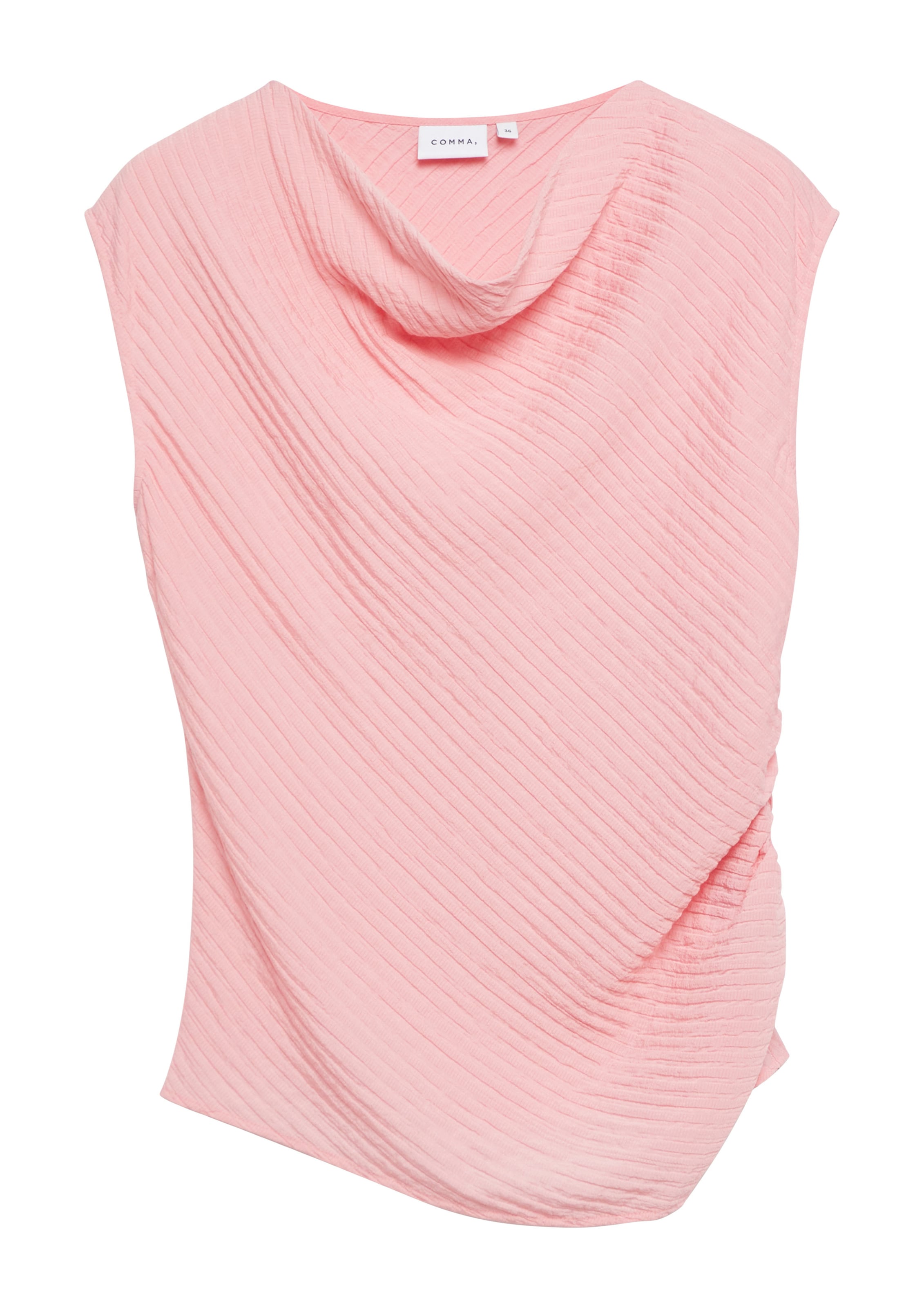 T-shirt COMMA en rose : devant