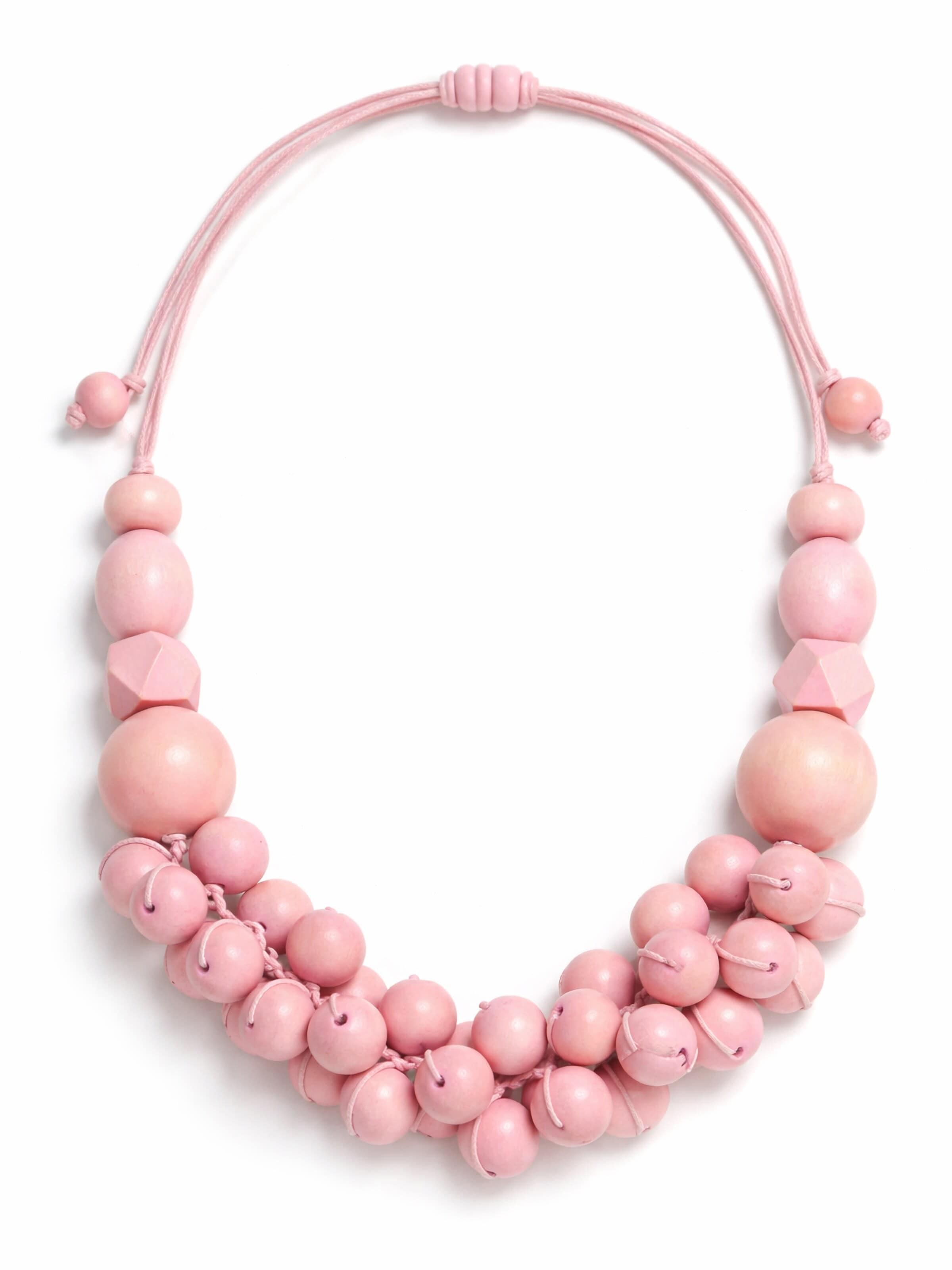 COLLEZIONE ALESSANDRO Necklace 'Bea' in Pink: front