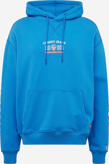 Tommy Jeans Sweatshirt 'ARCHIVE GAMES' i mørkeblå / azur / lyserød / hvit, Produktvisning