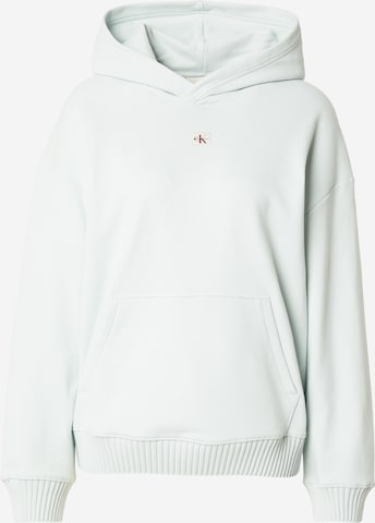Calvin Klein Jeans Sweatshirt in Groen: voorkant