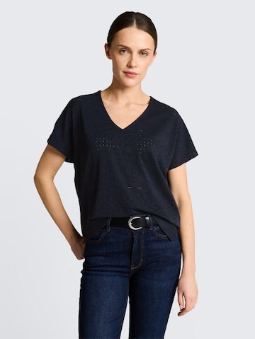 TOM TAILOR Shirt in Blue: front
