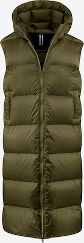 BOMBOOGIE Vest in Green: front