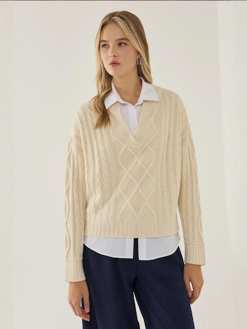 Pullover di Hiccup in beige
