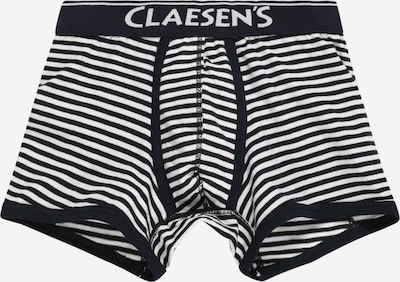 Claesen's Boxershorts in dunkelblau / naturweiß, Produktansicht