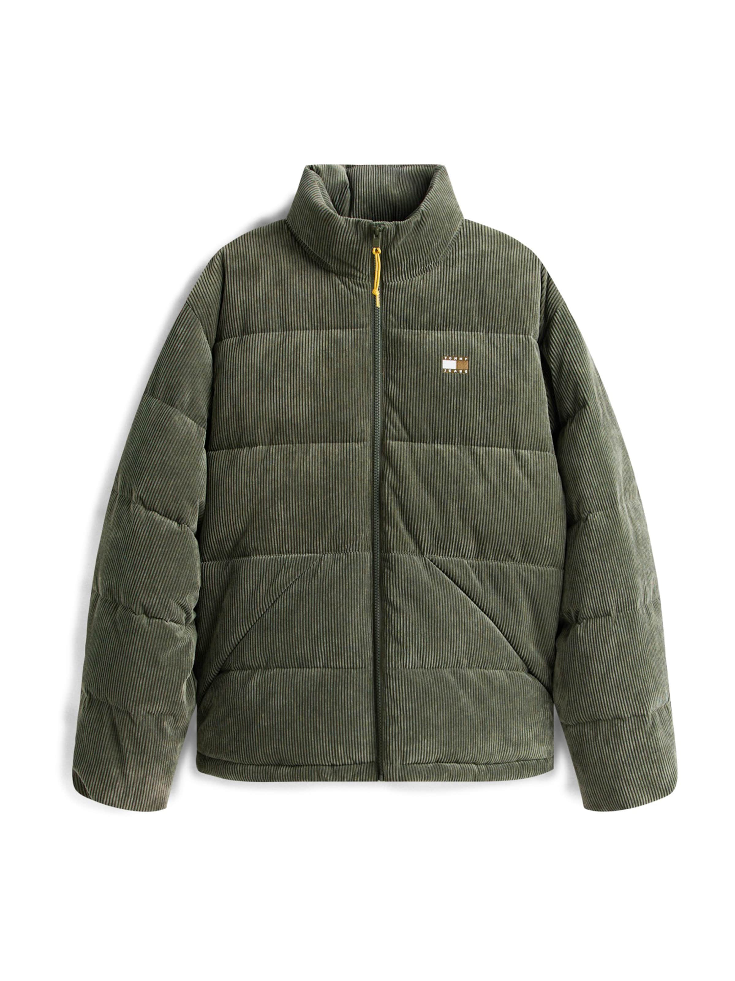 Tommy Jeans Зимняя куртка 'VAIL' в Зеленый: спереди