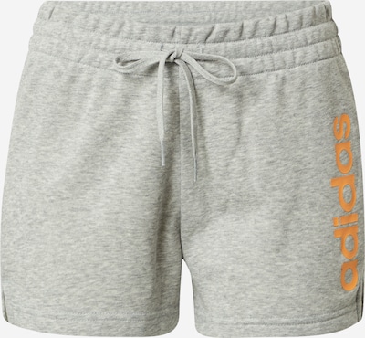 ADIDAS PERFORMANCE Športne hlače | pegasto siva / mandarina barva, Prikaz izdelka