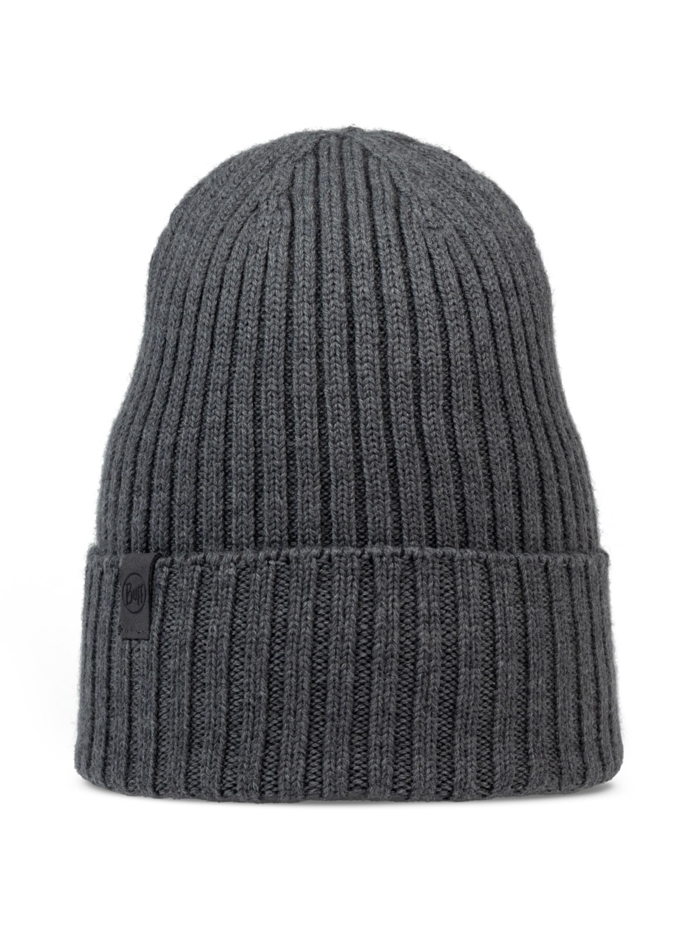 BUFF Beanie 'Buff Norval Knitted Hat Beanie' in Grey: front