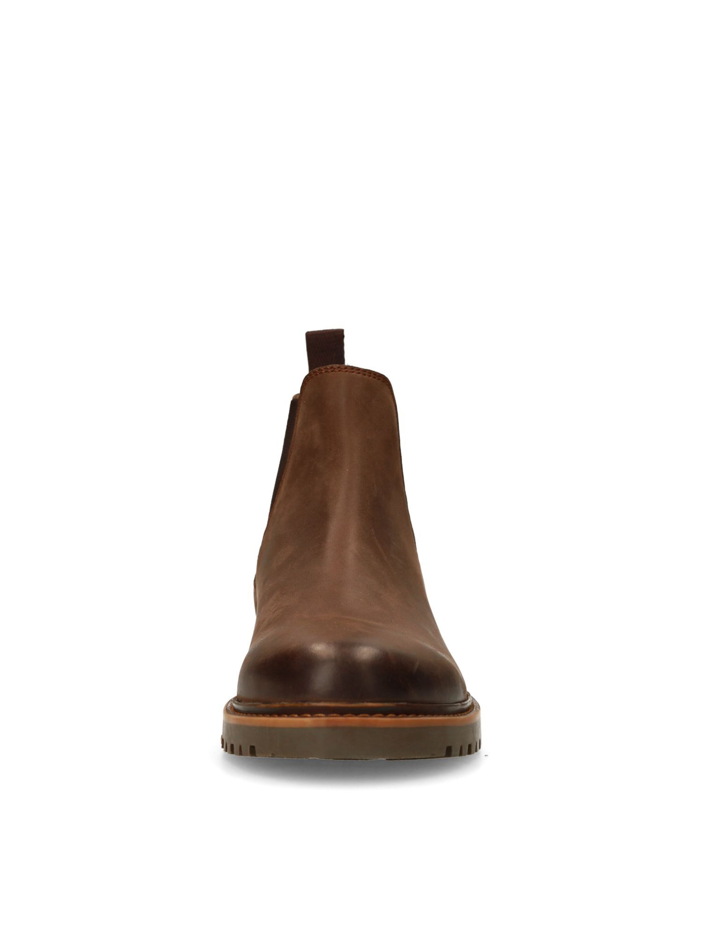 MANFIELD Chelsea boots in Bruin