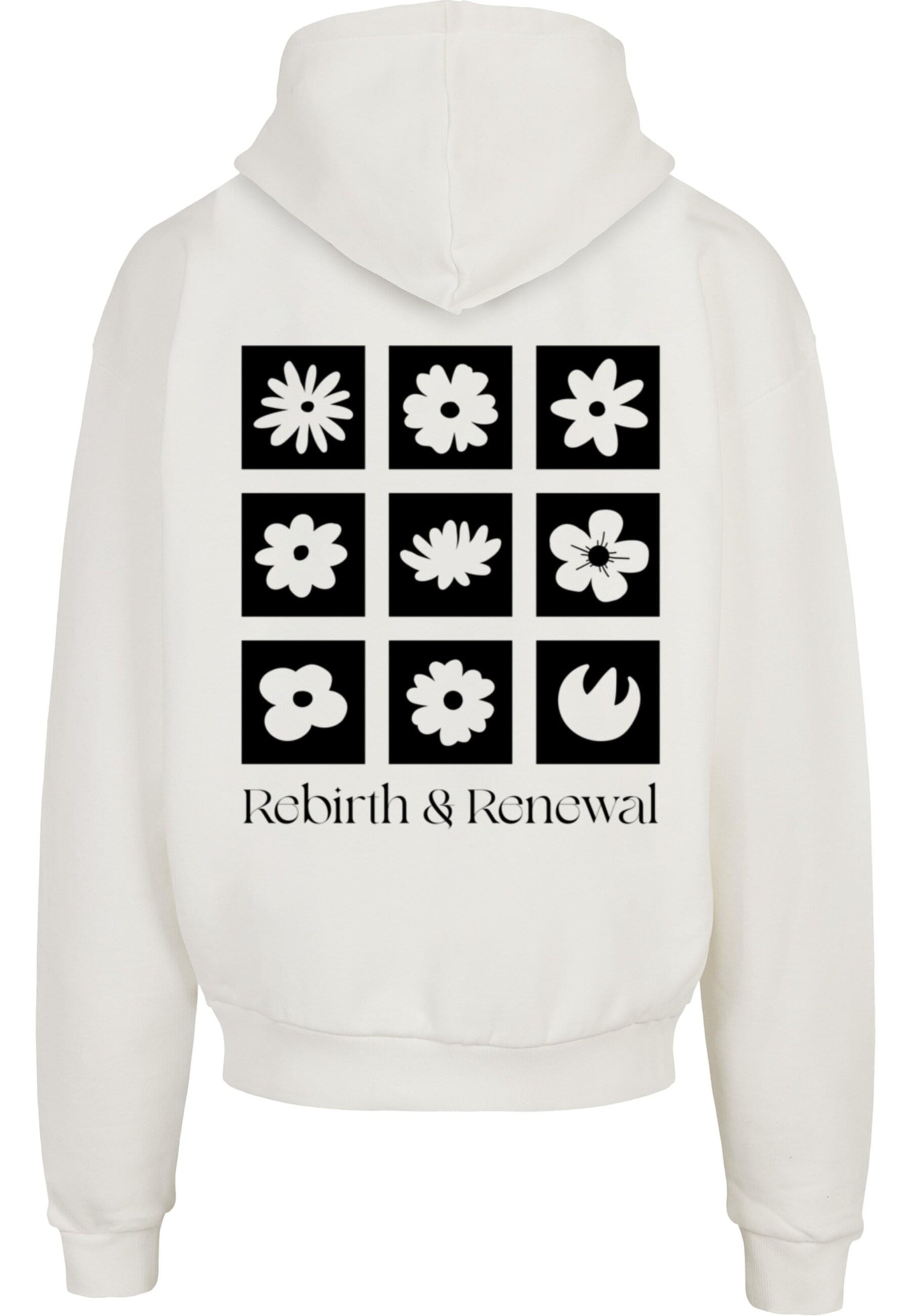 Merchcode Sweatshirt 'Rebirth And Renewal' in White