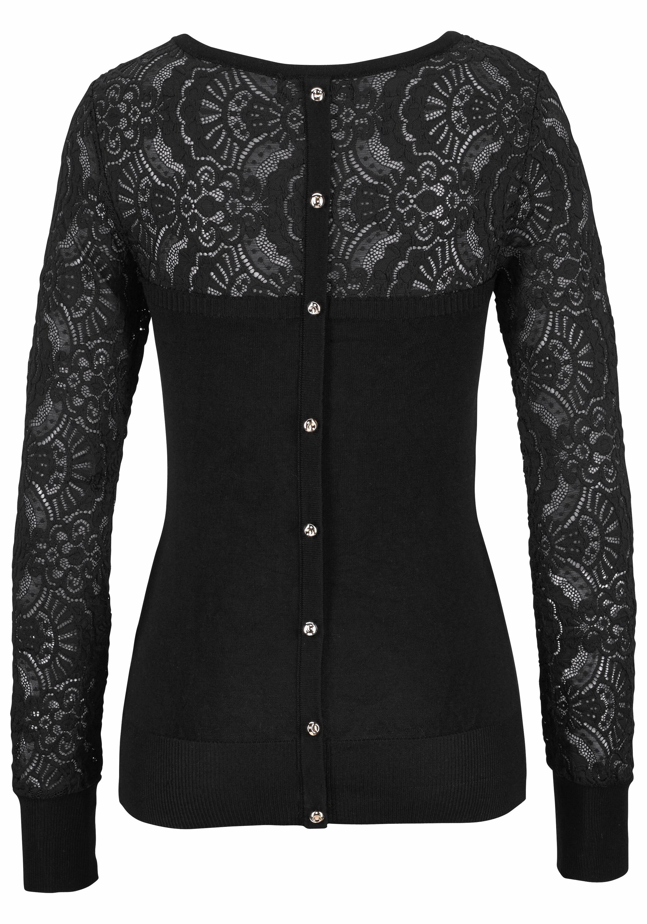 MELROSE Pullover in Schwarz