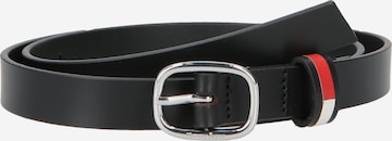 Ceinture Tommy Jeans en noir : devant