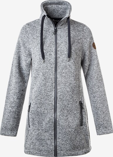 Weather Report Fleecejacke 'LILIANA LONG' in graumeliert, Produktansicht