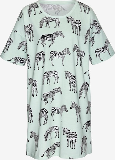 Cămăşi de noapte 'Dreams' VIVANCE pe verde mentă / negru, Vizualizare produs