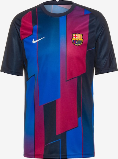 NIKE Funktionsshirt 'FC Barcelona' in blau / dunkelblau / himbeer / weiß, Produktansicht