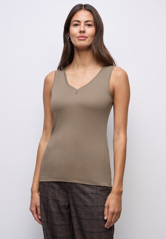 STREET ONE Top in Brown: front
