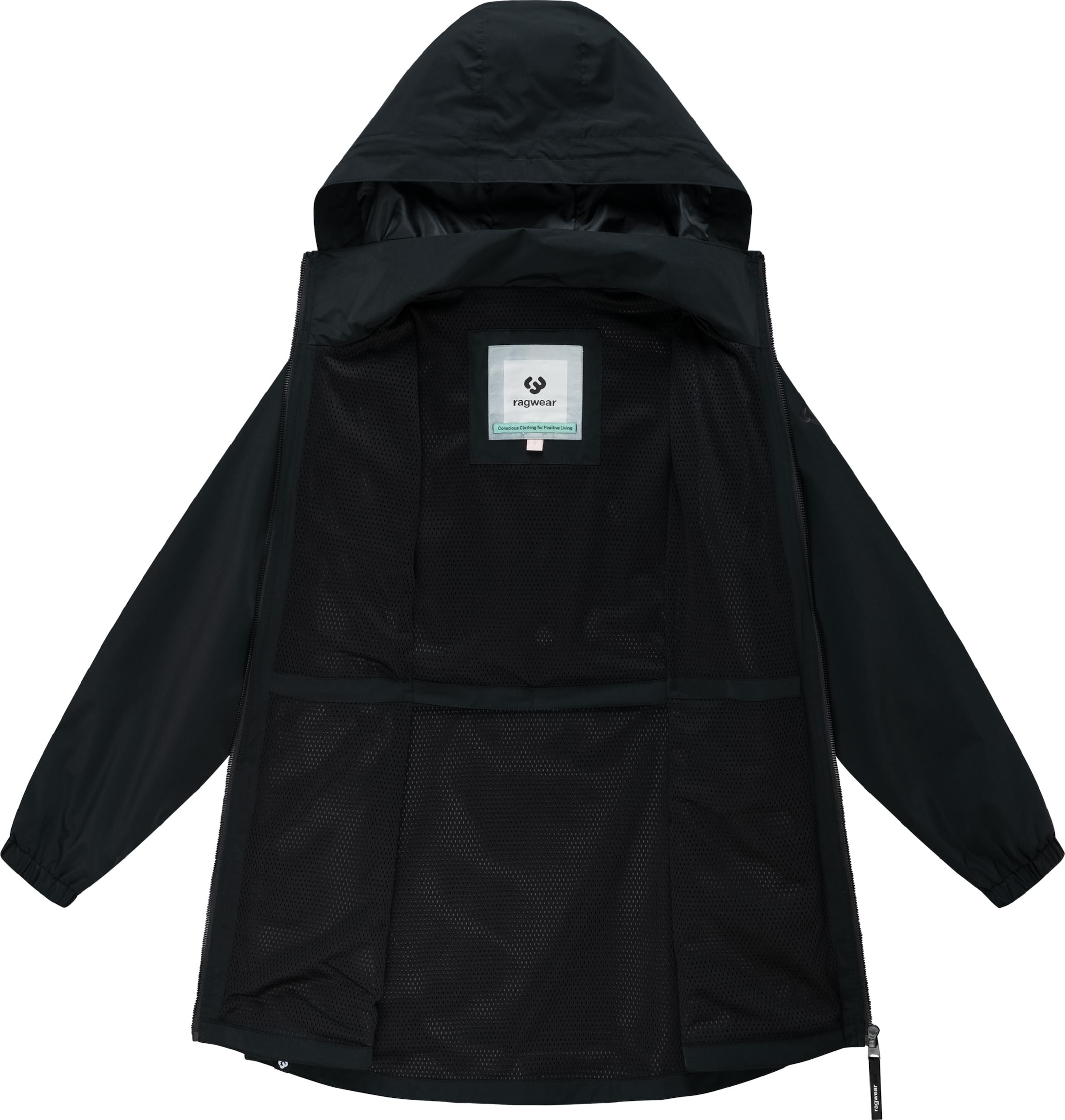 Ragwear Raincoat 'Brona' in Black