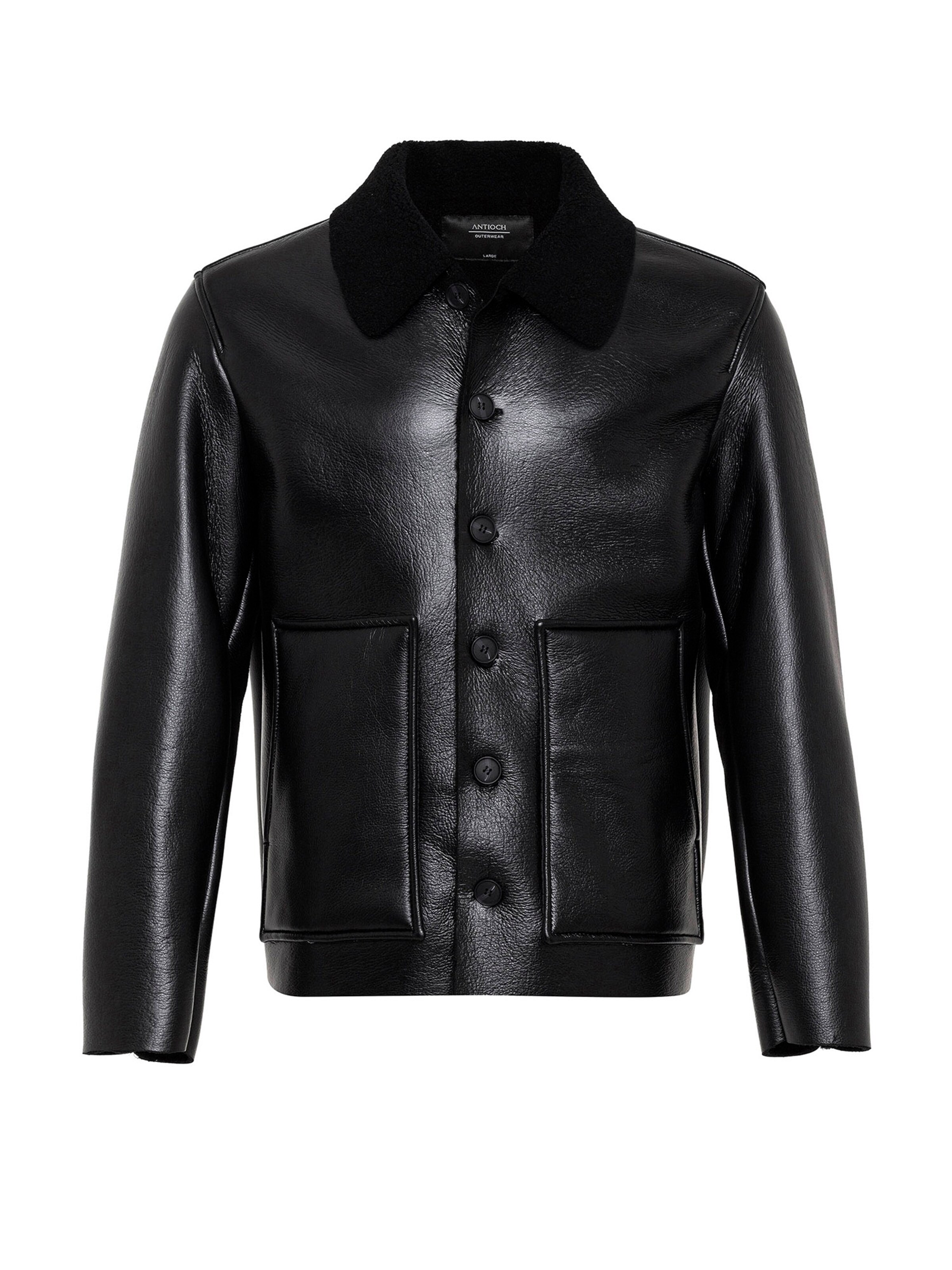 Antioch Overgangsjakke i sort: forside