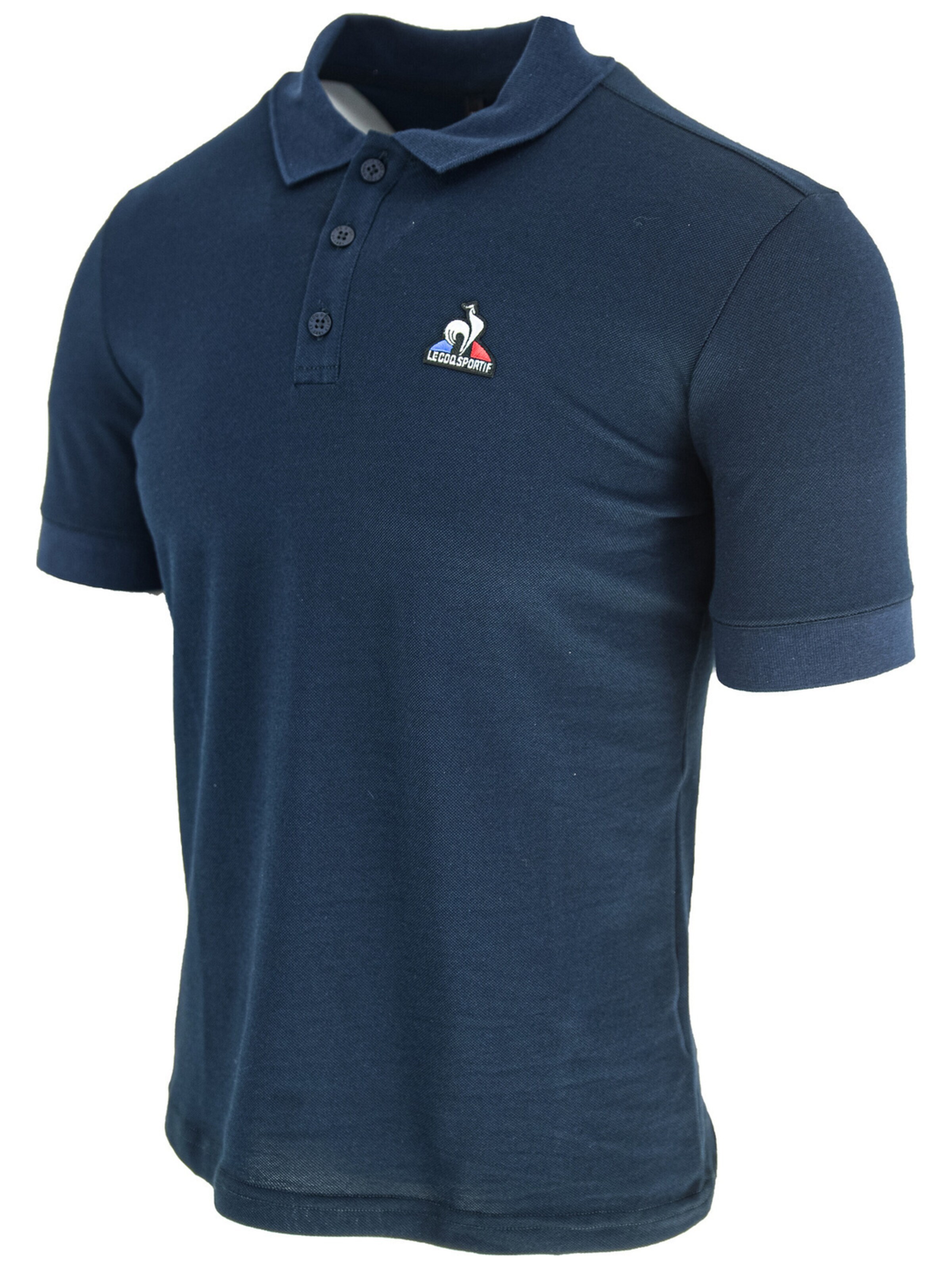 LE COQ SPORTIF Shirt 'Le Coq Sportif Ess N2 Short Sleeve Polo' in Blue