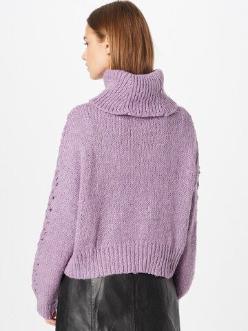 JDY Sweater 'TRICY' in Purple