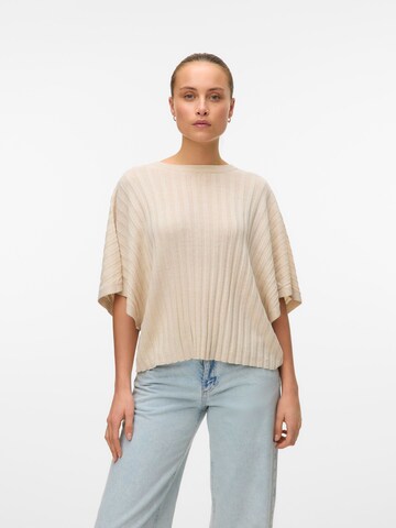 Pull-over 'VMBARBADOS' VERO MODA en beige : devant