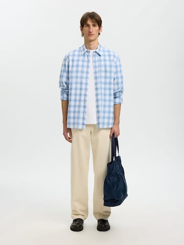 SELECTED Regular Fit Skjorte i blå