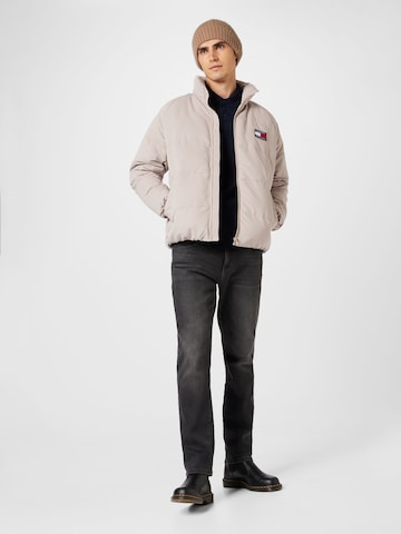 Tommy Jeans Kurtka zimowa w kolorze beżowy