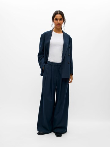 Wide Leg Pantalon à pince 'OBJGisla' OBJECT en bleu