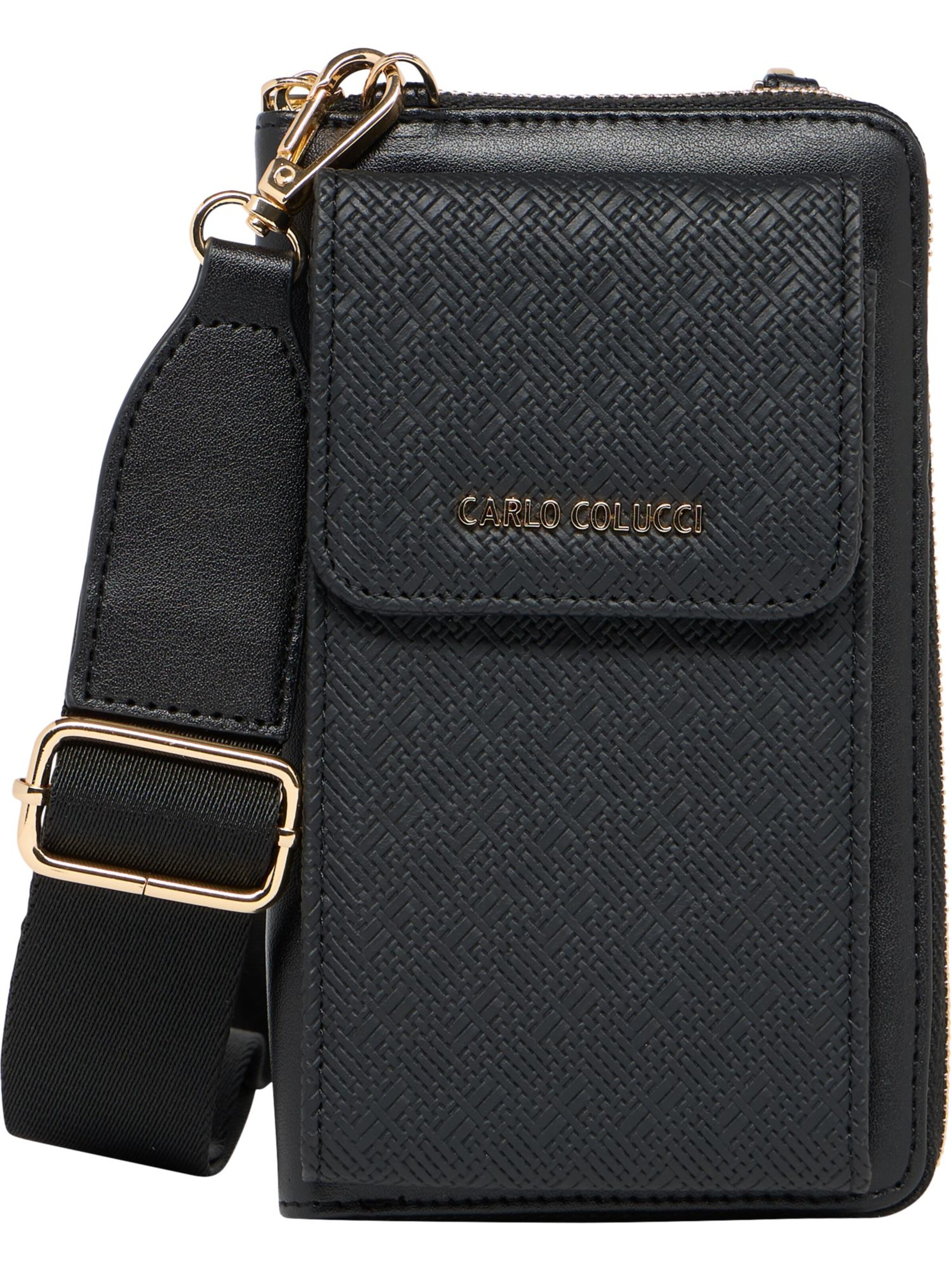 Carlo Colucci Smartphone case 'di Gesaro' in Black: front