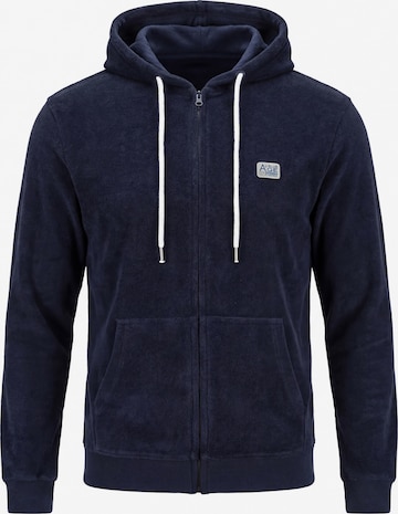 Carrera Jeans Sweatjacke 'Replica Collection' in Blau: Vorderseite