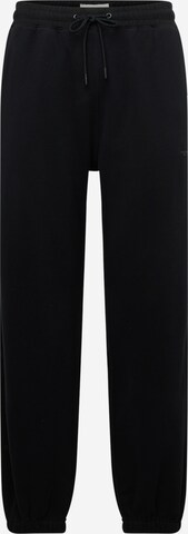 Abercrombie & Fitch Tapered Broek in Zwart: voorkant