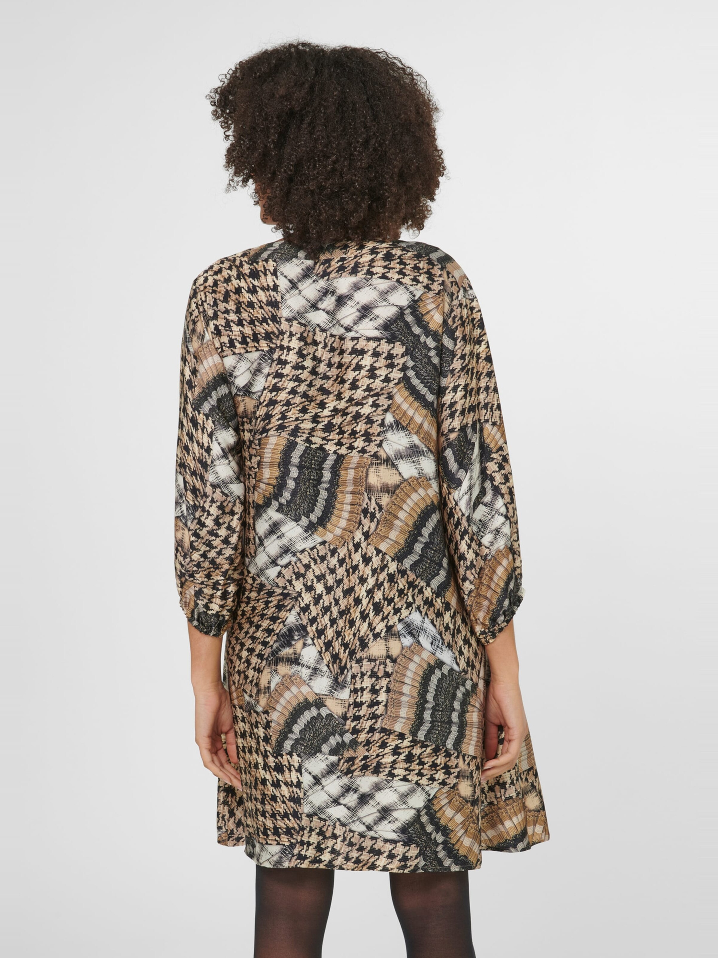 Robe MADELEINE en mélange de couleurs