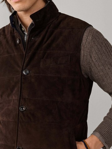 Hackett London Vest in Brown